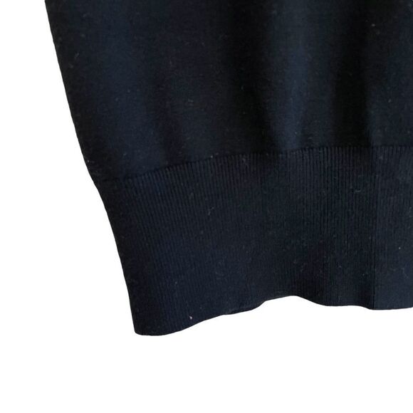 Zara Fitted Knit Black Classic T Shirt - Picture 9 of 9